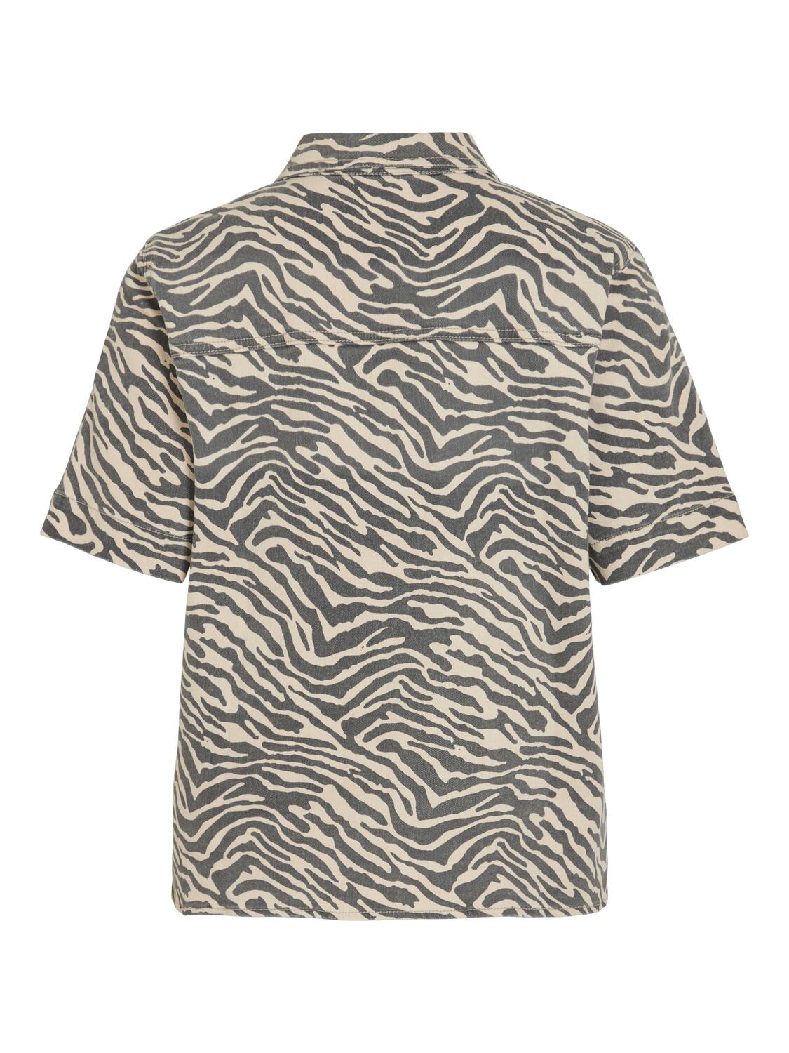 Vichia skjorte - Birch/zebra